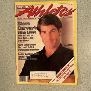 Sports & Athletes August 1982, Label, Steve Garvey, Chris Evert, Edwin Moses - Picture 1 of 3