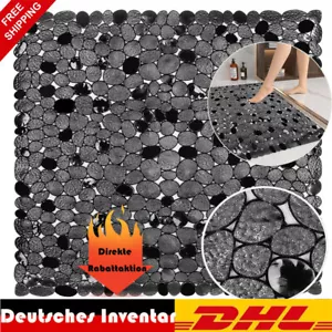 Neu 54 x 54 cm Schwarz Duscheinlage Duschwanne Dusche Anti Rutsch Matte DE - Bild 1 von 22