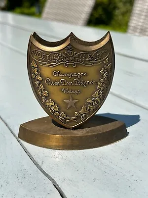 Dom Pérignon Bronze Kartenhalter / Briefhalter - Super Selten - Dachbodenfund • 6.50€