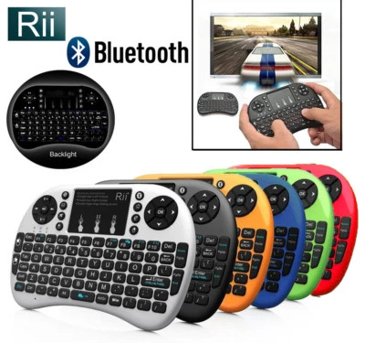 Rii i8+ Bluetooth Mini Keyboard Backlit Touchpad PC/Mac/Android FREE SHIPPING US - Image 1 of 4