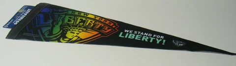 WNBA - WOMEN'S BASKETBALL - NEW YORK LIBERTY - PENNANT - BANNER - NEW Cover