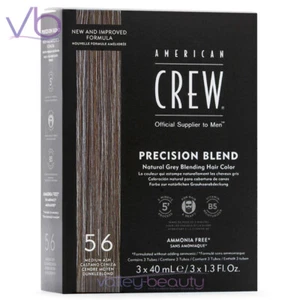 AMERICAN CREW Precision Blend | Color de cabello de mezcla gris natural para hombre - Imagen 1 de 9