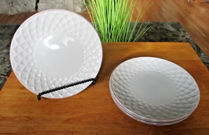 4er Set Elama Diamond Waves Salatteller grau sehr guter Zustand - Bild 1 von 3