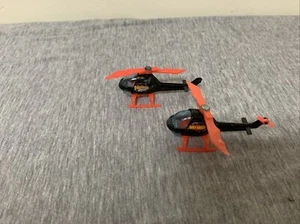 Vintage 1976 Corgi Juniors Batcopter Batman Die-Cast Toy Lot of 2 - Picture 1 of 10