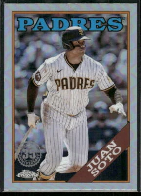 #88CU-3 Juan Soto 2023 Topps Chrome Update 1988 Topps Baseball 35th Anniversary - Image 1 of 2
