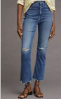 Mother Size 24 The Hustler Ankle Fray Jeans Cant Stop Staring Womens New Nwt