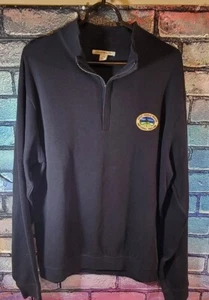 Cutter & Buck 1/4 Zip Men's Pebble Beach Golf Long Sleeve Shirt - Picture 1 of 4