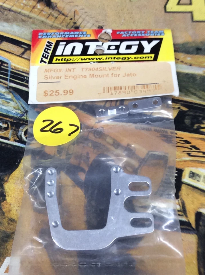 Integy Aluminum Engine Mount for 1/10 Jato T7904SILVER