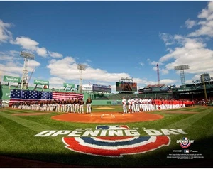 Fenway Park Boston Red Sox Unsigned 2021 Opening Day General View Photo - Picture 1 of 1