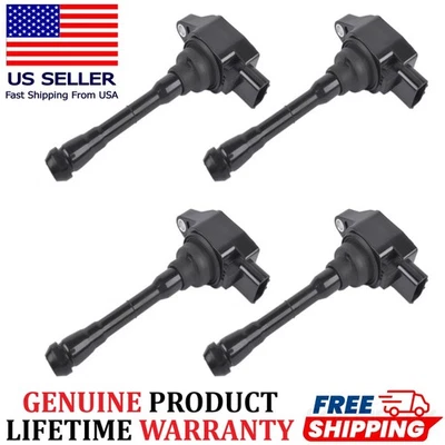 4 bobinas de encendido Nissan 22448-5RL0A para Nissan 2007-2015, Infiniti I4, V8 OEM Foto 1 de 4