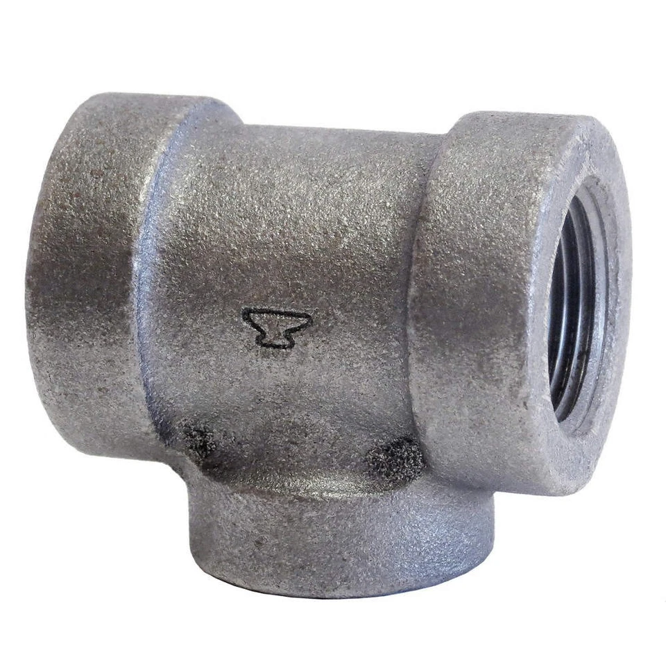 ANVIL 0300032802 Tee,Cast Iron, 2 1/2 in Pipe Size,FNPT 4KUU3 - Image 1 of 1
