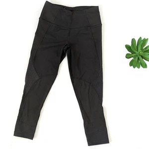 Victoria's Secret Sport VSX Knockout Capri Leggings Nero Pantaloni Palestra Donna XS - Foto 1 di 8