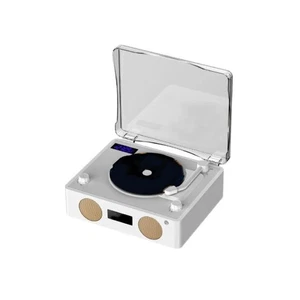 Portable Compact White CD Player with Radio Phonograph and Home Speaker - Picture 1 of 12