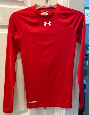 Camisa de compresión Under Armour Heat Gear manga larga, talla S, medidas CK Foto 1 de 3