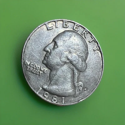 1981-P 25¢ WDDO-001 “In COD We Trust” Error Quarter- Filled In Mint SUPER RARE - Image 1 of 4