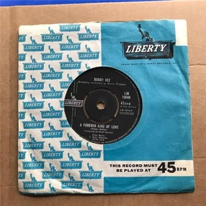 BOBBY VEE A FOREVER KIND OF LOVE 7" 1964 WITH REMEMBER ME, HUH? - NICE COPY UK - Picture 1 of 2