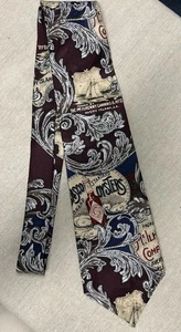 Tabasco 100 % Seidenkrawatte Vintage Austern heiße Sauce Neuheit McIlhenny USA 3,75" - Bild 1 von 10