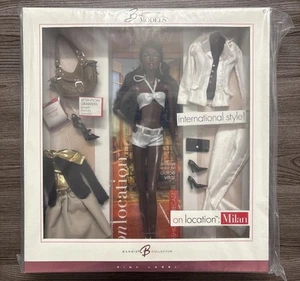 Mattel Barbie Best Models On Location Milan International Style Pink Label - Bild 1 von 7