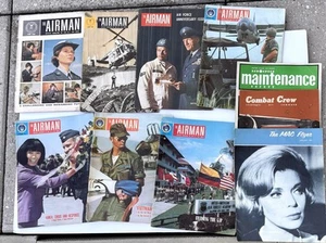 Airman Magazine Lot (7 Issues) 1967-1969 Plus 3 Other USAF Military Magazines - Picture 1 of 5
