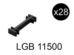 LGB x28 Clips de maintien de rails en plastique - échelle G 1/22,5 - LGB 11500 - Photo 1/1