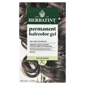 Permanent Haircolor Gel, 7C Ash Blonde, 5.75 fl oz (170 ml) - Picture 1 of 3