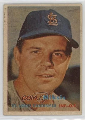 1957 Topps Scarce Series Eddie Miksis #350 - Image 1 of 2