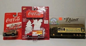 2 Coca-Cola Fahrzeuge & 1 Rhöner Bonifatius Biertruck - alle versiegelt - Bild 1 von 9