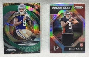 2024 Panini Prizm - Rookie Gear Michael Penix Jr. #RG-MPJ Panini Prizm Portals - Picture 1 of 5
