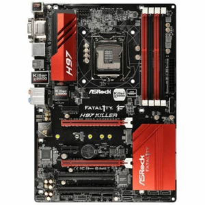 ASRock H97 Performance LGA1150 Motherboard,IO Shield,CPU G3258,4GB RAM Heat Sink - Picture 1 of 3