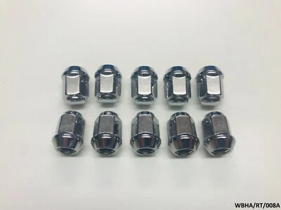10 x Chrome Wheel Nut for Chrysler Voyager /Grand Voyager 1996-2019 WBHA/RT/008A - Image 1 of 4