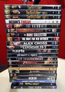 DVD Lot 22 + mixed movies - Action, Suspense, Thriller Movies + TV Series Shows - Picture 1 of 12