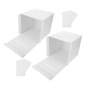 2 Sets Money Box Card Birthday Holder Container for Wedding Bride - Picture 1 of 12
