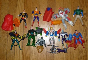 Vintage Kenner Superman The Animated Series LOT of 9 Action Figures - Picture 1 of 13