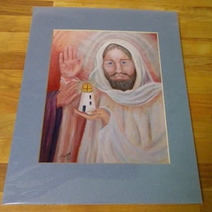 JESUS IST UNSER LEUCHTTURM -- LEINWANDDRUCK VON: JOYCE KNAPP AUGUSTA, KANSAS - Bild 1 von 3