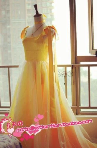  Venus Serenity Tsukino Usagi gold Dress"4 - Image 1 of 4
