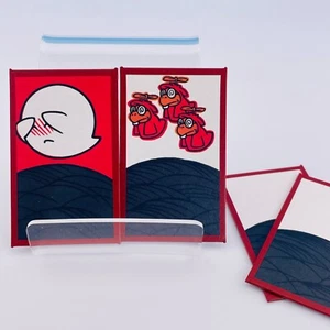 BOO Club Nintendo Super Mario Hanafuda Playing Cards 4-sets Red Limited Japan - Picture 1 of 9