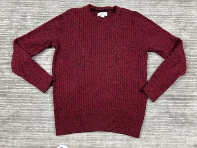 Kim Rogers Sweater Womens Medium Red Knit Longsleeve Casual - Image 1 of 4