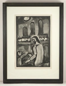 Georges Rouault Illustration for André Suarés Passion Engraved by G. Aubert 1939 - Picture 1 of 21