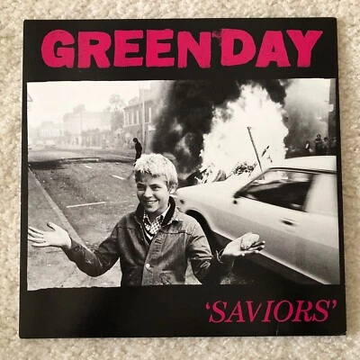 Green Day  " Saviors "    Reprise  yellow vinyl  (  180 G )  + POSTER - Image 1 of 4