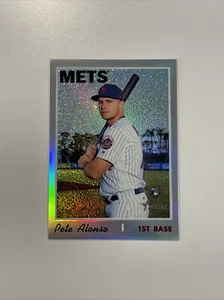 2019 Topps Heritage Pete Alonso Refractor /569 RC THC-519 Rookie - Picture 1 of 3