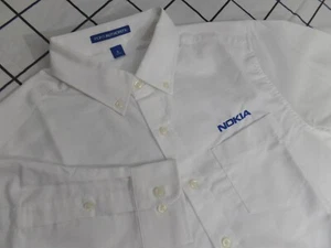 NOKIA TEAM Button Up Langarm Hemd Employee Herren SMALL NEU - Bild 1 von 9