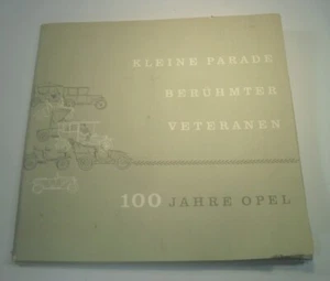 100 Jahre OPEL 1862-1962 - Mappe mit Oldtimer & Firmengeschichte Automobilbilder - Bild 1 von 9