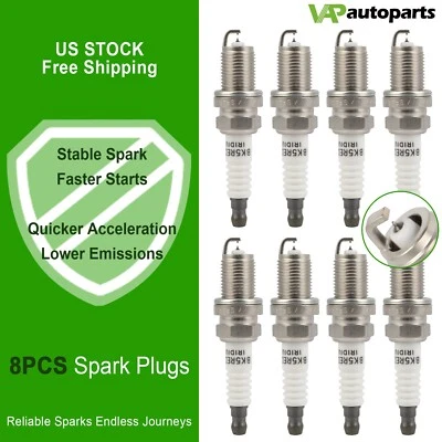8x Iridium & Platinum Spark Plugs For 2000-2006 Mercedes-Benz S430 4.3L V8 - Image 1 of 4