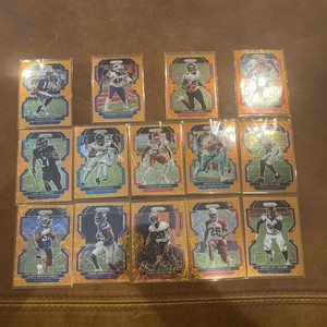 2021 Panini Prizm X(14) Orange Velocity Rookies And Stars