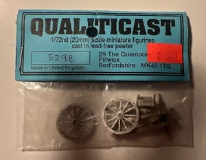 Qualiticast 1/72nd 20mm Scale Miniature Cast In Lead-Free Pewter, Made in UK - Picture 1 of 7