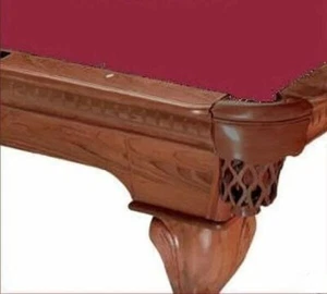 7 FT ProLine Classic 303 Teflon Burgundy - POOL TABLE CLOTH - Picture 1 of 2