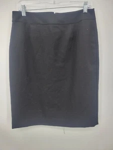 Calvin Klein Skirt Womens 10 Black Pencil Straight Modern Career Office Capsule - Picture 1 of 9