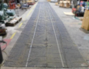 NEU Gitter Muldenkipper Anhängerplane, 50' lang x 7' breit, Plane NEU - Bild 1 von 5