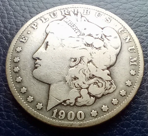 1900 O Morgan Silver Dollar - Old US 90% Silver $1 Coin - Early Date Cover
