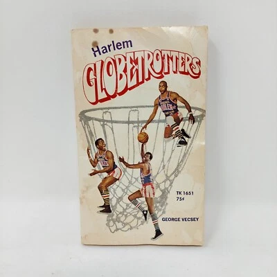HARLEM GLOBETROTTERS ~ George Vecsey ~ первый выпуск 1970 Scholastic винтажный - Изображение 1 из 4